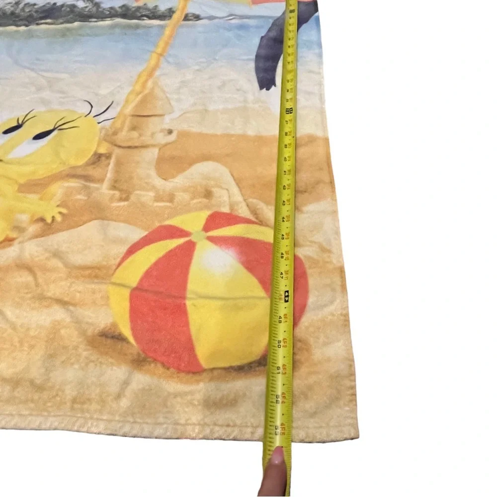 Vintage Tweety Sylvester Beach Towel Umbrella